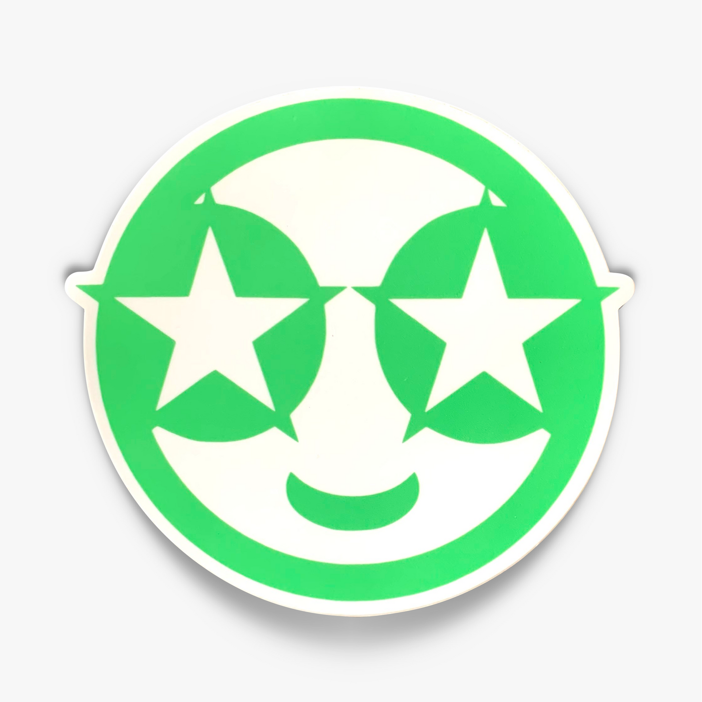 Hookt Smiley Bumper Sticker (3.5")